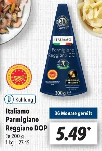 Lidl Italiamo Parmigiano Reggiano DOP 200 g Angebot