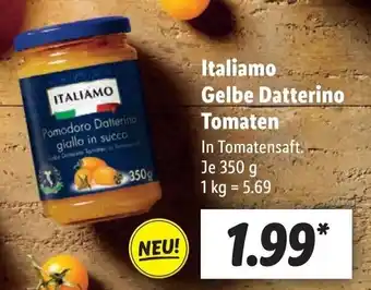 Lidl Italiamo Gelbe Datterino Tomaten 350 g Angebot