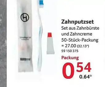 Selgros Zahnputzset Angebot