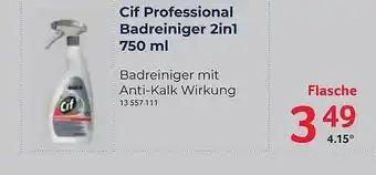 Selgros Cif Professional Badreiniger 2in1 750 ml Angebot