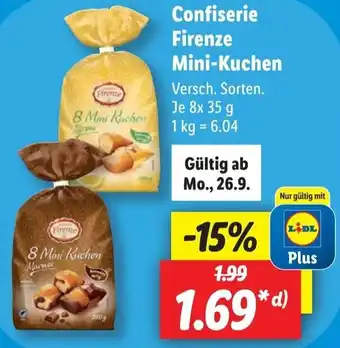 Lidl Confiserie Firenze Mini Kuchen 8x35 g Angebot