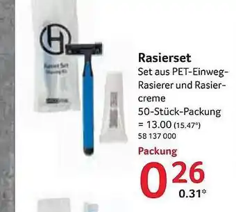 Selgros Rasierset Angebot