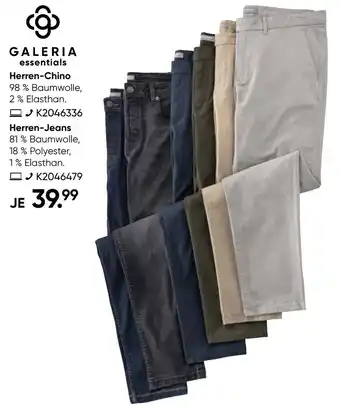 Galeria Galeria Essentials Herren Chino Angebot