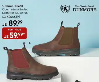 Galeria Dunmore Herren Stiefel Angebot