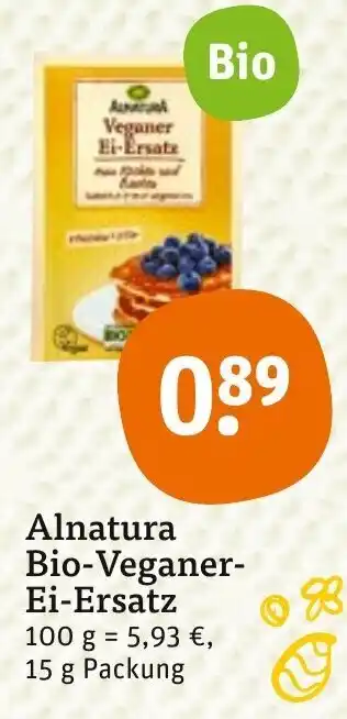 tegut Alnatura Bio Veganer Ei Ersatz 15g Angebot