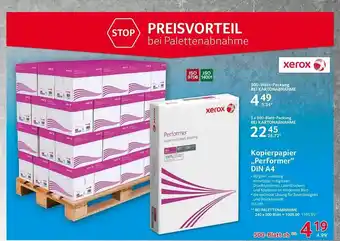 Selgros Kopierpapier performer din a4 Angebot