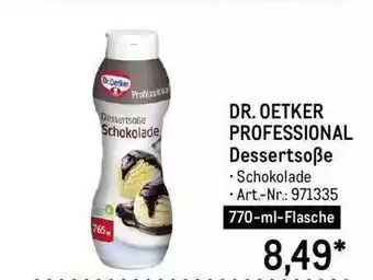 METRO Dr oetker professional dessertsoße Angebot