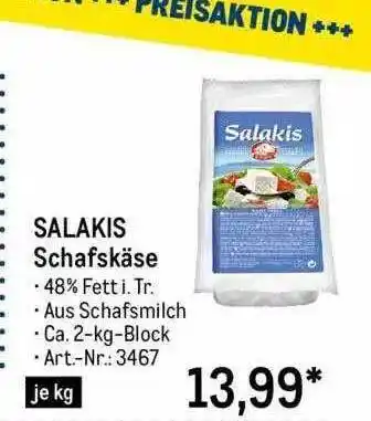 METRO Salakis schafskäse Angebot