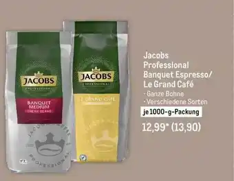 METRO Jacobs professional banquet espresso oder le grand café Angebot