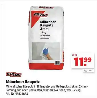 Hagebau Go on! münchner rauputz Angebot