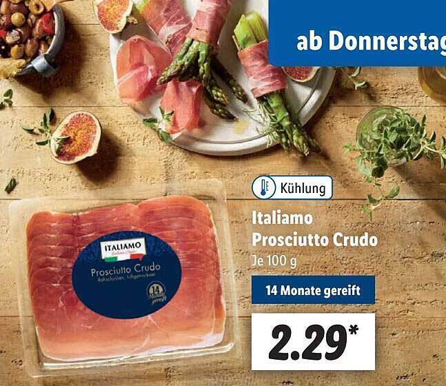 Italiamo prosciutto crudo Angebot bei Lidl