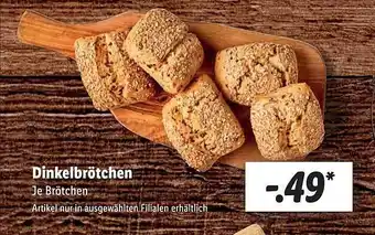 Lidl Dinkelbrötchen Angebot