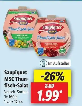 Lidl Saupiquet msc thunfisch-salat Angebot