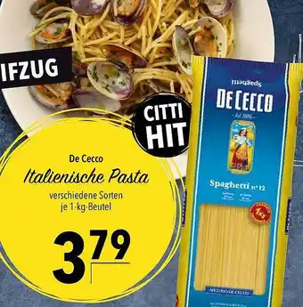 CITTI Markt De cecco italienische pasta Angebot