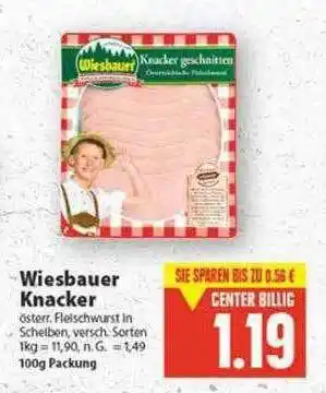 E-Center Wiesbauer knacker Angebot