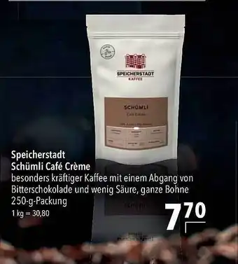 CITTI Markt Speicherstadt schümli cafe creme Angebot