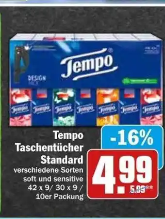 dodenhof Tempo taschentücher standard Angebot