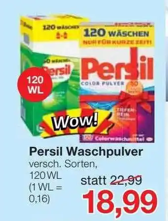 Jawoll Persil waschpulver Angebot