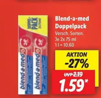 Lidl Blend-a-med doppelpack Angebot