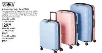 Galeria Stratic 4 Doppelrollen Trolley Serie Straw Angebot