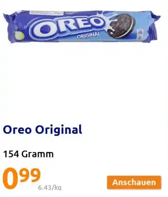 Action Oreo Original 154 Gramm Angebot