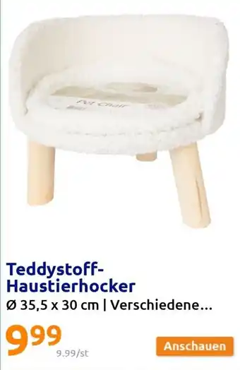 Action Teddystoff Haustierhocker Angebot