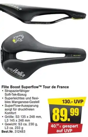 Zweirad Stadler Selle italia Flite Boost Superflow Tour de France Angebot