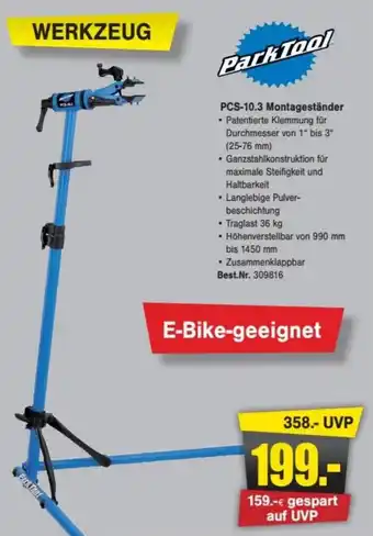 Zweirad Stadler Parktool PCS-10.3 Montageständer Angebot