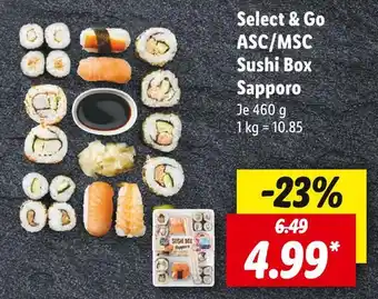 Lidl Select & go asc/msc sushi box sapporo Angebot