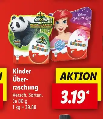 Lidl Kinder überraschung überraschungsei Angebot