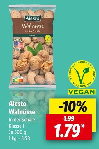Lidl Alesto walnüsse Angebot