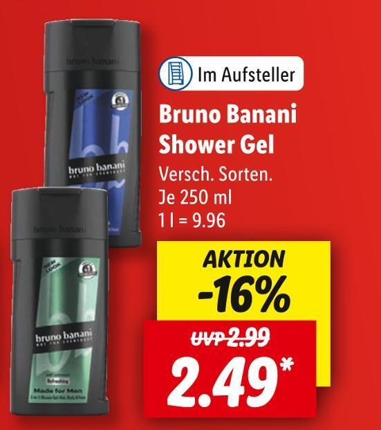 Bruno banani shower gel Angebot bei Lidl