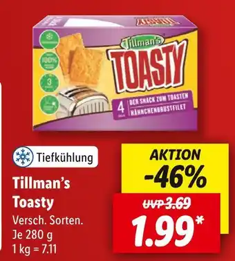 Lidl Tillman’s toasty Angebot