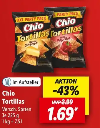 Lidl Chio tortillas Angebot