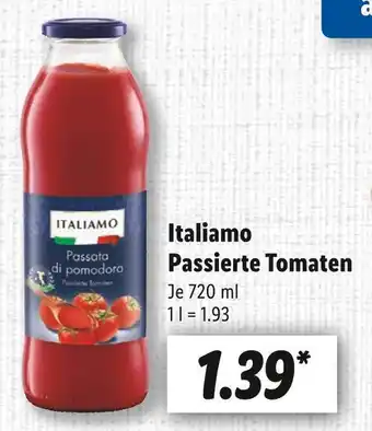 Lidl Italiamo passierte tomaten Angebot