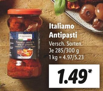 Lidl Italiamo antipasti Angebot