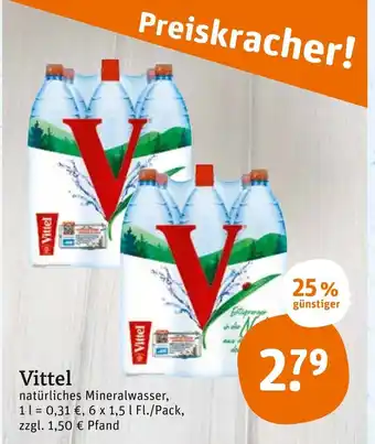 tegut Vittel 6x1,5L Angebot