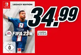 MediaMarkt Nintendo Switch FIFA 23 Angebot