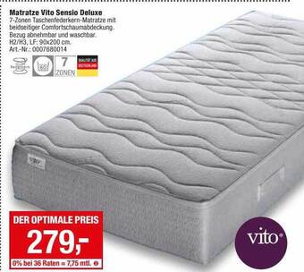 Opti Wohnwelt Matratze vito sensio deluxe Angebot