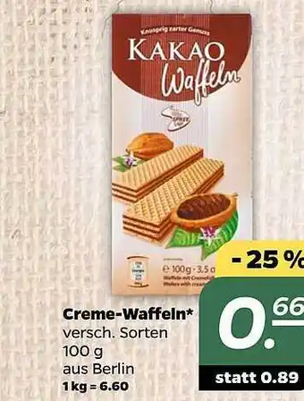 NETTO Creme-waffeln Angebot