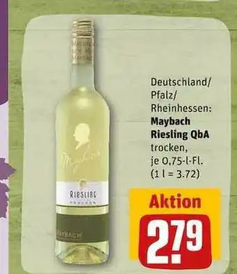 REWE Maybach riesling qba Angebot