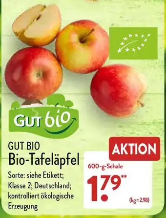 Aldi Nord Gut-Bio Bio-Tafelapfel 600g Angebot