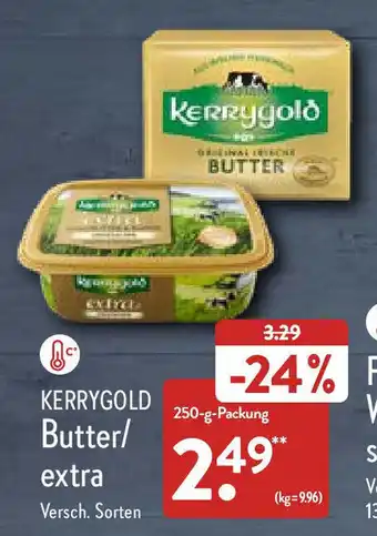 Aldi Nord Kerrygold Butter o. Extra 250g Angebot