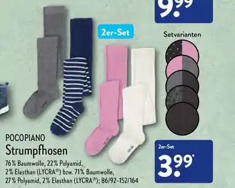 Aldi Nord POCOPIANO Strumpfhosen 86/92-152/164, 2st Angebot