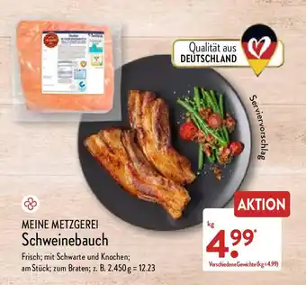 Aldi Nord Meine Metzgerei Schweinebauch 1kg Angebot