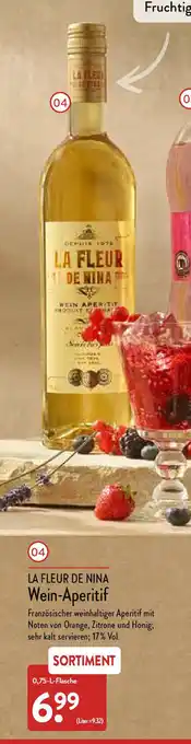 Aldi Nord La Fleur De Nina Wein-Aperitif 750ml Angebot