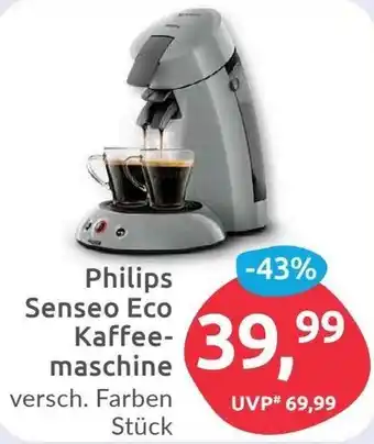 Budni Philips Senseo Eco Kaffeemaschine Angebot