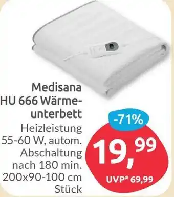 Budni Medisana HU 666 Wärmeunterbett Angebot