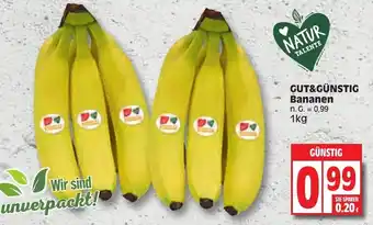 Edeka Gut & Günstig Bananen 1 kg Angebot