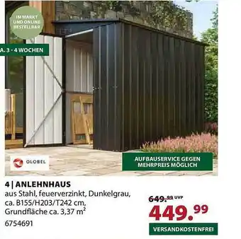 Dehner Anlehnhaus Angebot